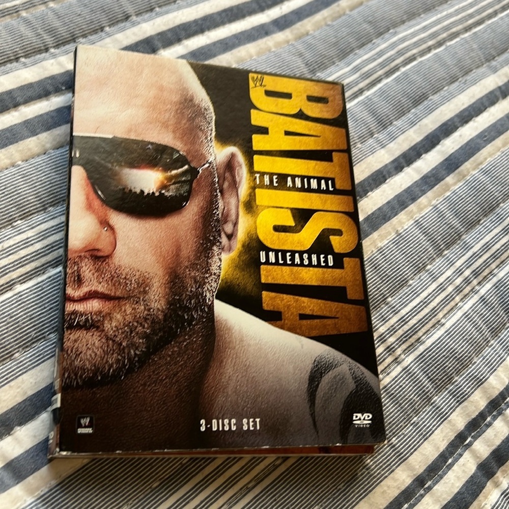 WWE Batista 3 Disc DVD set